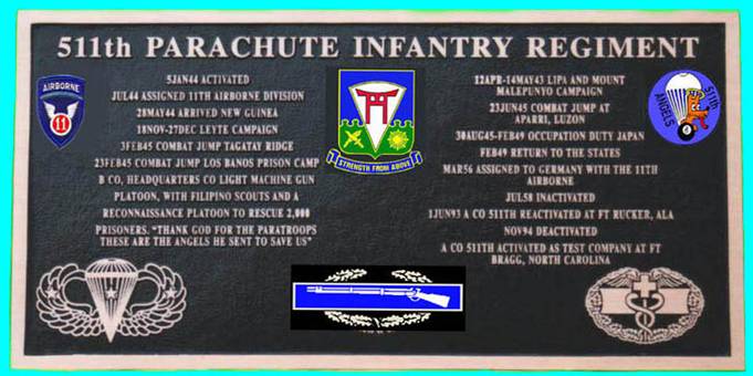 511th Parachute Infantry Regiment, 11th Airborne Division