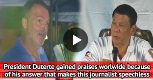 Duterte gained praises with his answer to CNN reporter Jonathan Miller on extrajudicial killings.